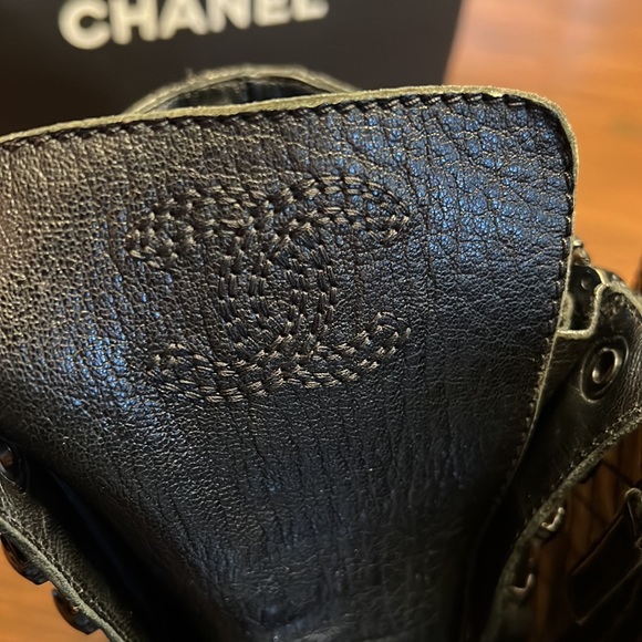 Chanel Black Combat Boots - Picture 14 of 17